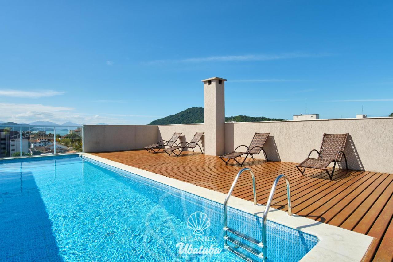 Apartment Estudio Moderno, Com Churrasqueira, Wifi, Ac E Piscina, No Itagua Em Ubatuba, Recanto 113 *